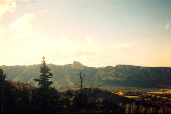 The Tooth of Time from near Urraca Camp.